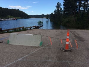 Things to do in the Black Hills - Pactola Lake is High